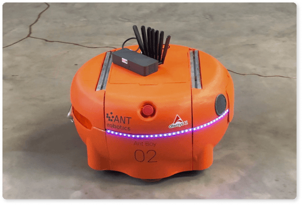 Ant Robotics autonomous robot with alwaysAI computer vision software